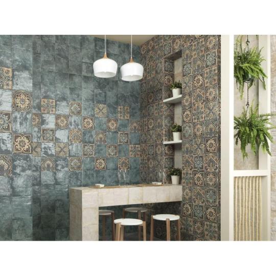 mandala turkiz zold mediterran kopottas vintage csempe.JPG